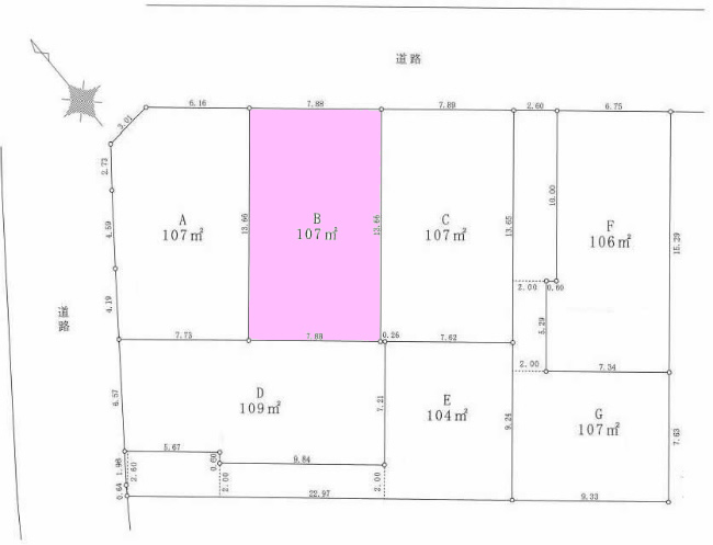住吉町3丁目地形図