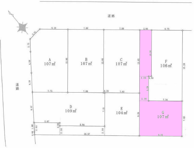 住吉町3丁目地形図