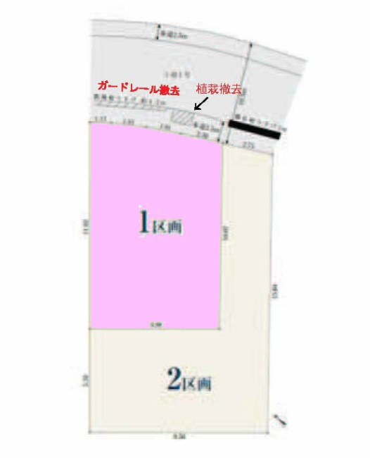 西府町4丁目地形図