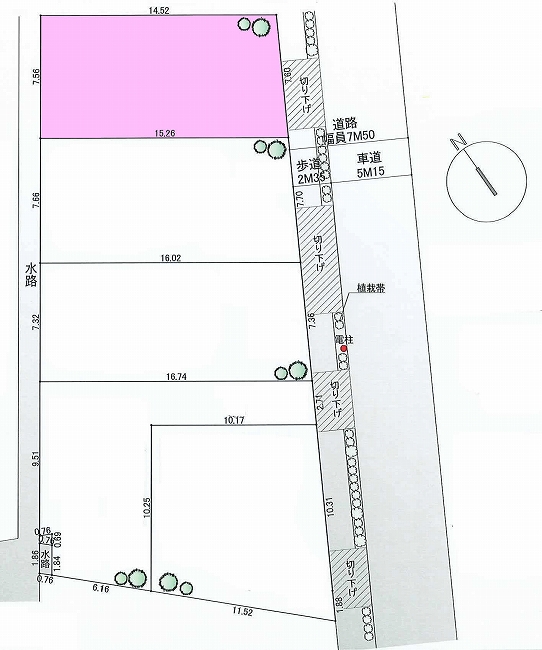 住吉町4丁目地形図