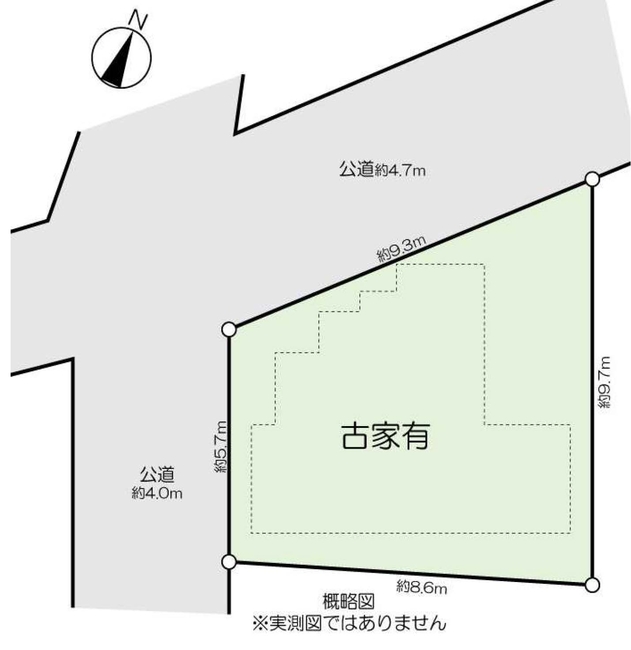 是政3丁目地形図