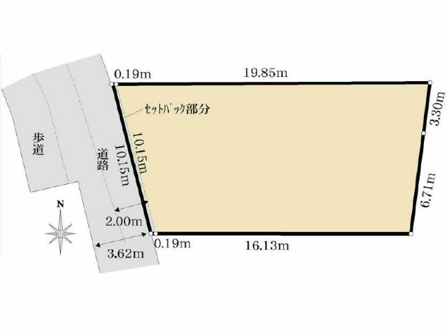 府中市宮町3丁目g-22196地形図