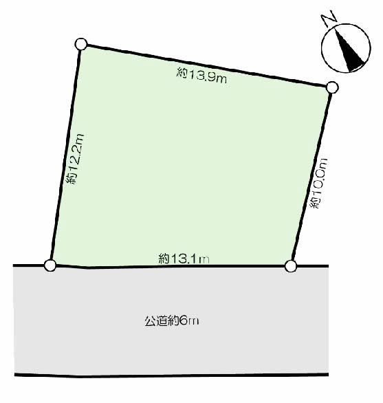 府中市西府町3丁目g-22265地形図