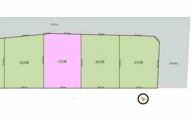 府中市西府町5丁目g-22382地形図
