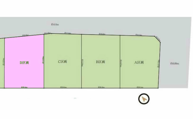 府中市西府町5丁目g-22383地形図