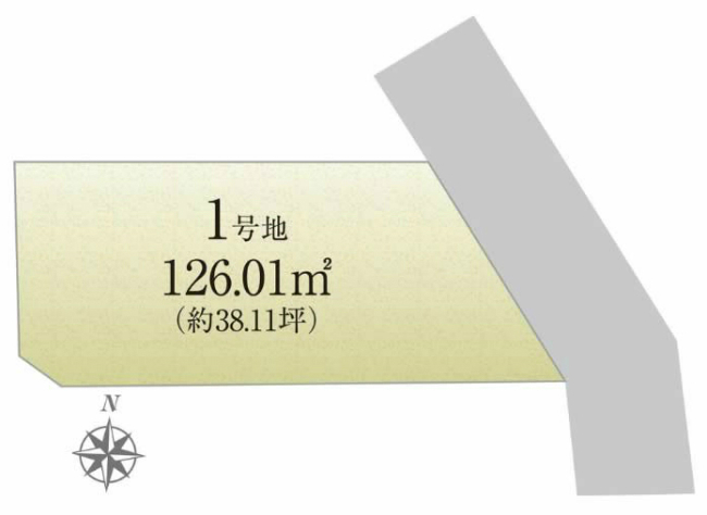 府中市美好町1丁目g-22405地形図