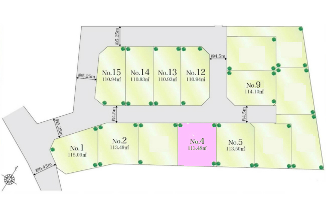 府中市住吉町3丁目g-22423地形図