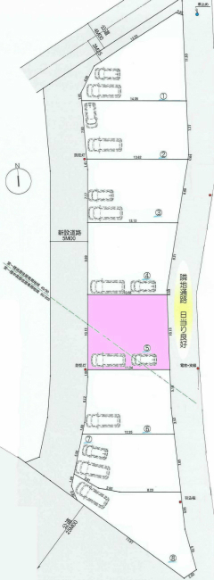 府中市四谷5丁目g-22438地形図