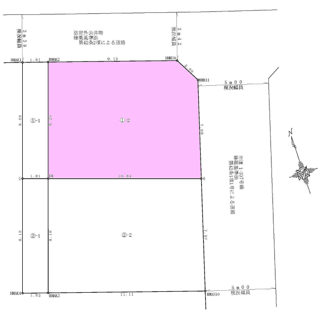 府中市白糸台2丁目g-22467地形図