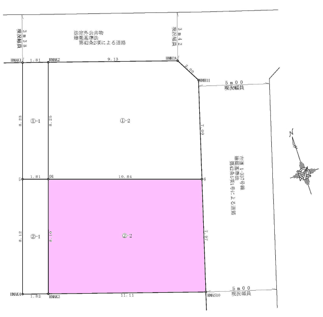 府中市白糸台2丁目g-22468地形図