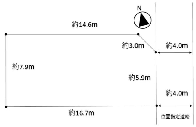 府中市日新町3丁目g-22471地形図