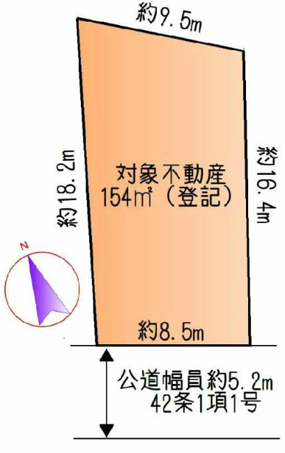 府中市日新町2丁目g-22473地形図