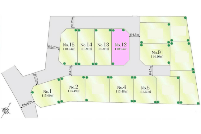 府中市住吉町3丁目g-22481地形図