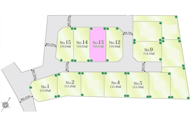 府中市住吉町3丁目g-22482地形図