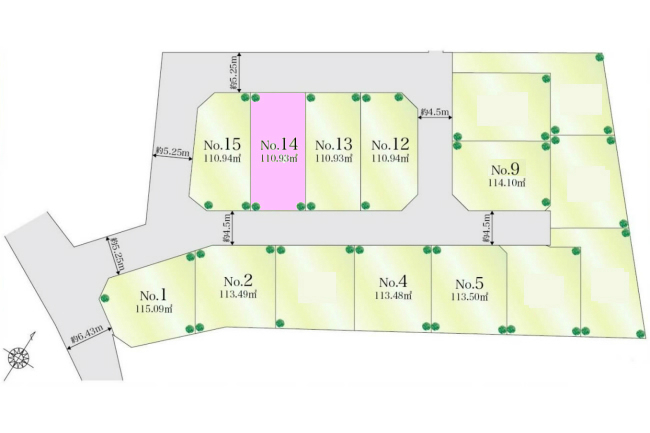 府中市住吉町3丁目g-22483地形図