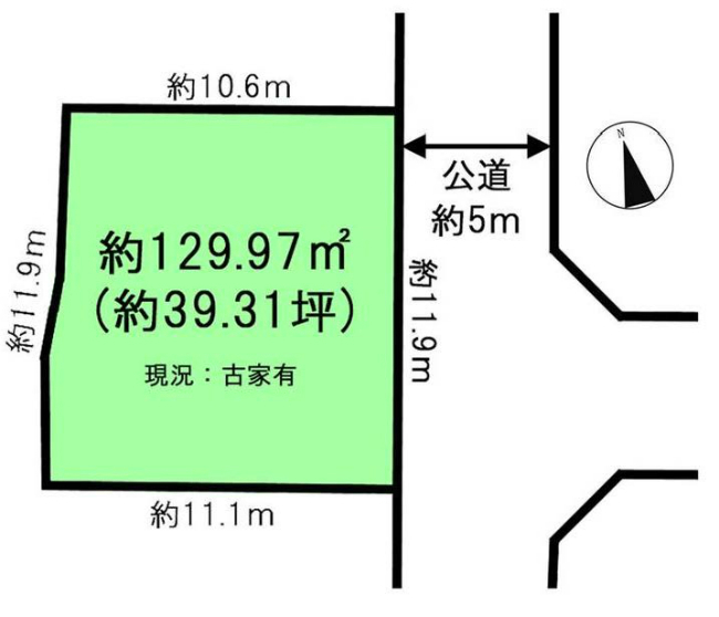 府中市押立町2丁目g-22485地形図