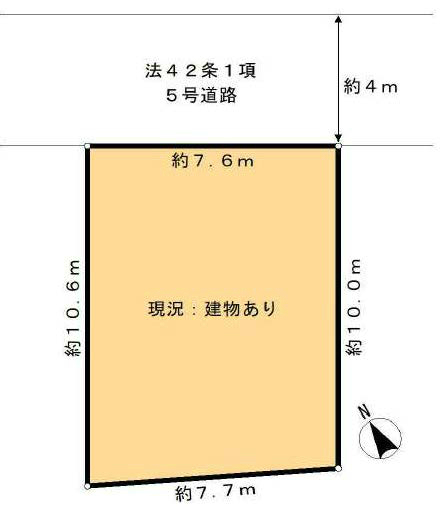 府中市是政1丁目g-22497地形図