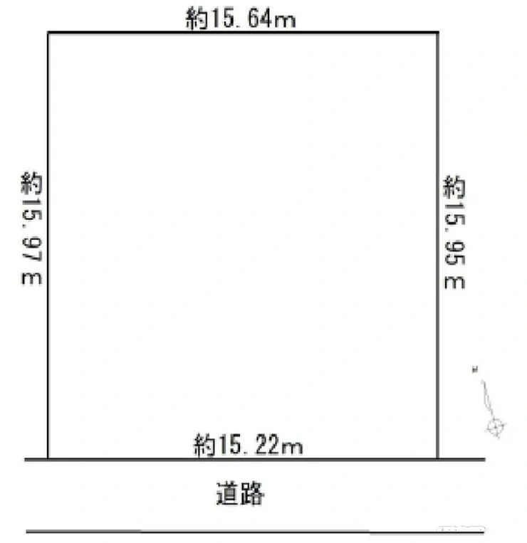 府中市西府町3丁目 売地（西府駅・G-22767）の地形図