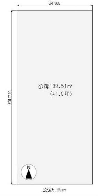 府中の土地。府中市幸町1丁目g-23027の地形図です。