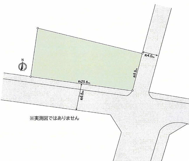 府中の土地。府中市幸町1丁目g-23034の地形図です。
