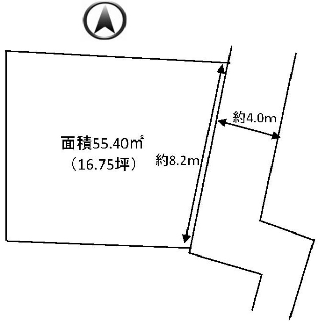 東府中の土地。府中市清水が丘3丁目g-23043の地形図です。
