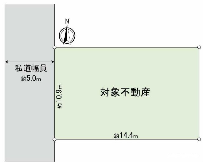 府中市美好町3丁目 売地（分倍河原駅・G-23119）の地形図