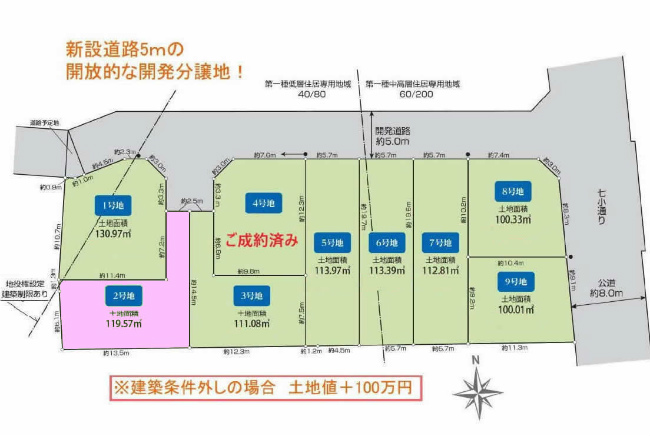 西府の土地。府中市西府町3丁目g-23317の地形図です。
