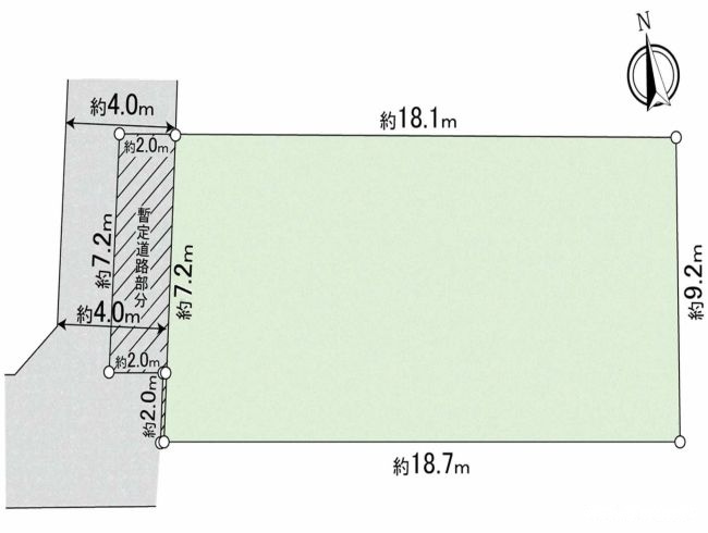 府中市紅葉丘3丁目 売地（多磨駅・G-23332）の地形図