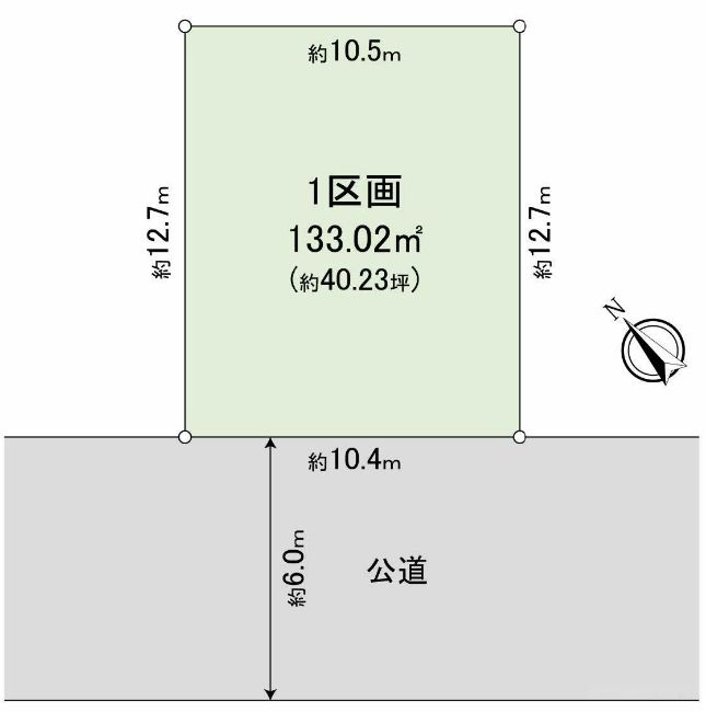 府中市押立町5丁目 売地（西調布駅・G-23403）の地形図