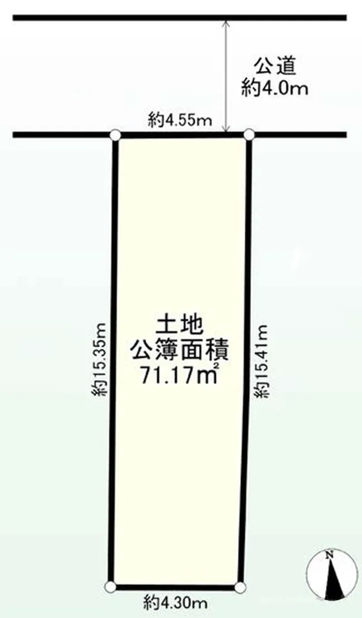府中市幸町1丁目 売地（府中駅・G-23455）の地形図