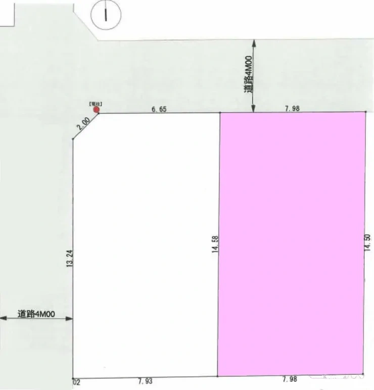 府中市新町2丁目 売地（府中駅・G-23493）の地形図