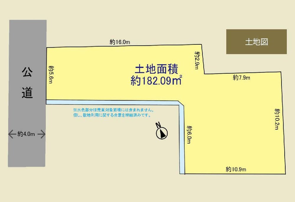 府中市宮西町2丁目 売地（府中駅・G-23552）の地形図