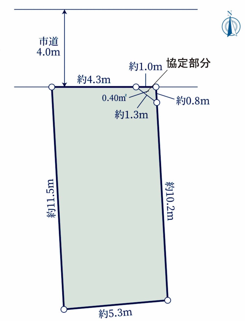 府中市晴見町1丁目 売地（府中駅・G-23587）の地形図