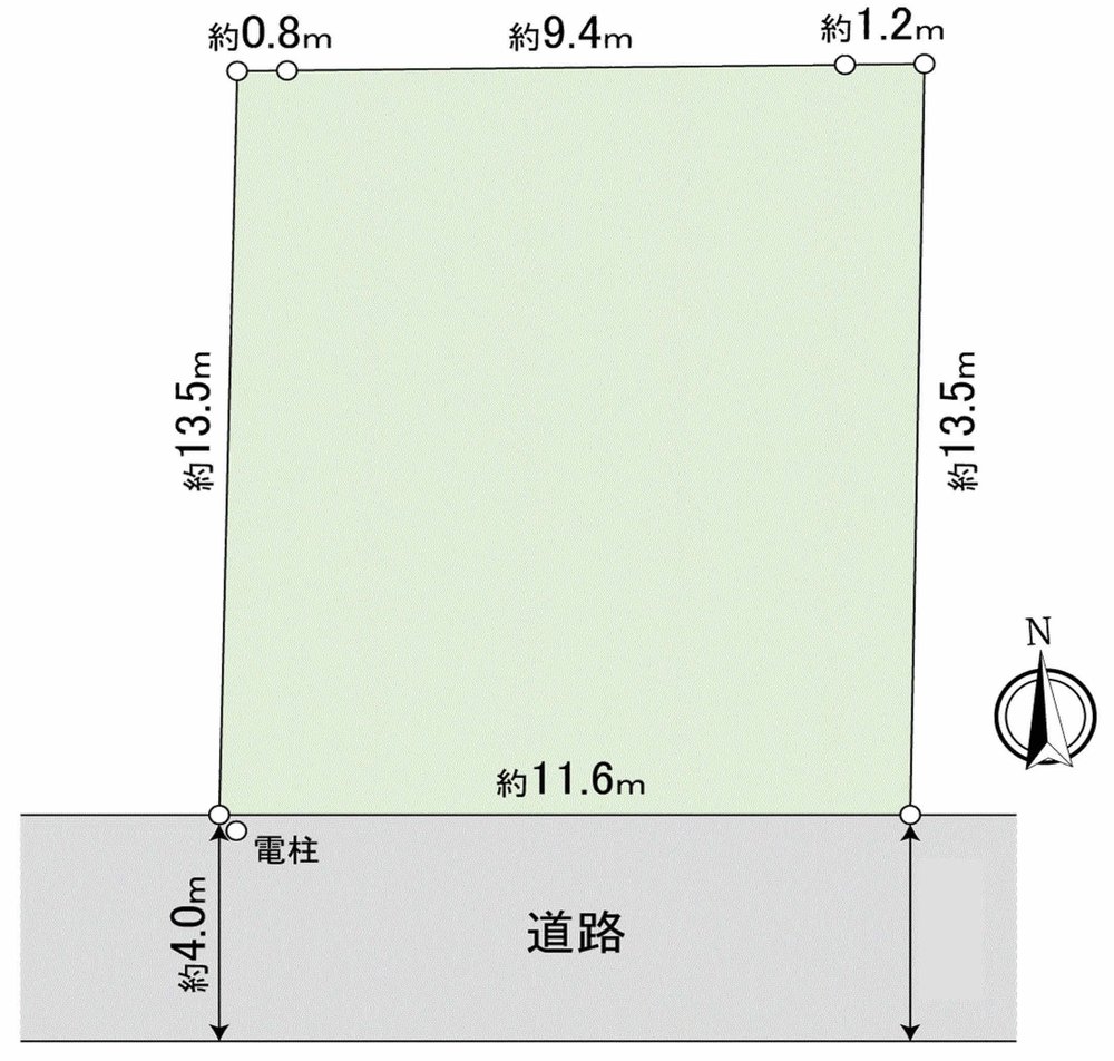 府中市本宿町3丁目 売地（分倍河原駅・G-23593）の地形図