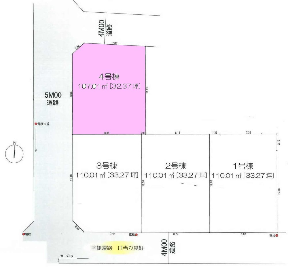 府中市栄町3丁目 売地（北府中駅・G-23618）の地形図
