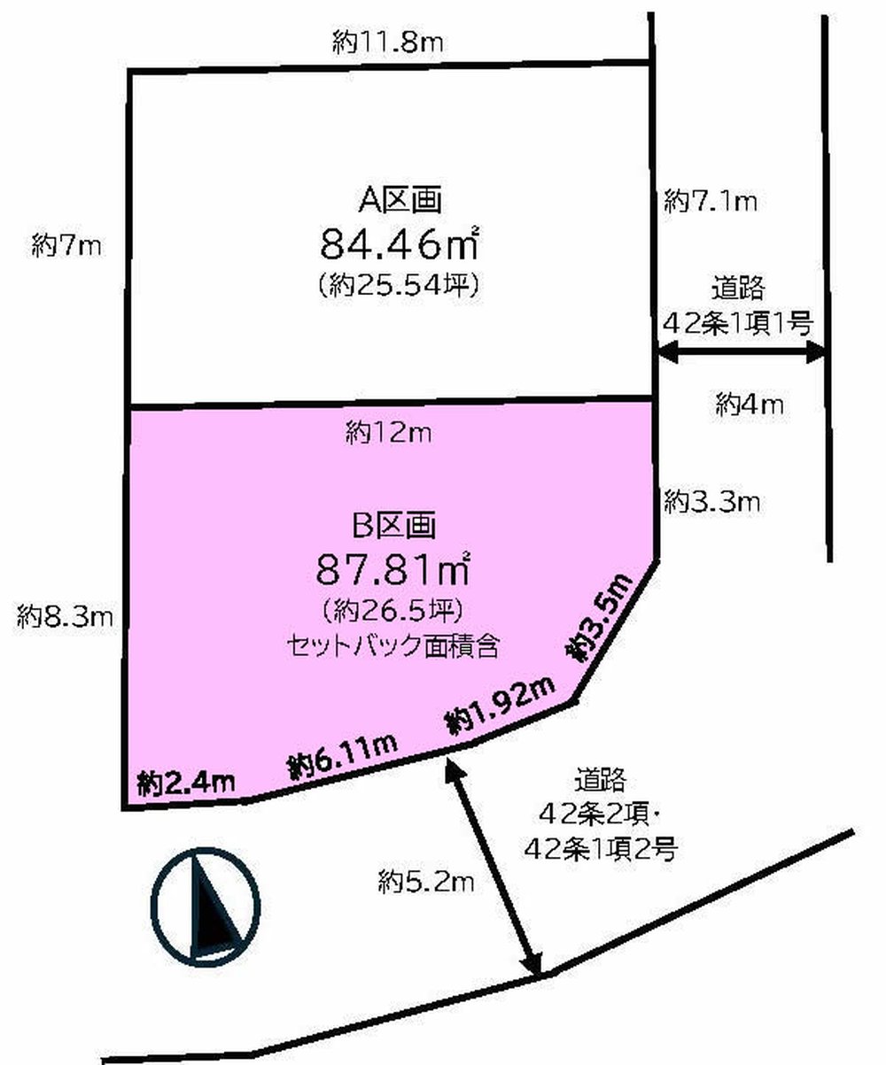府中市美好町3丁目 売地（分倍河原駅・G-23629）の地形図