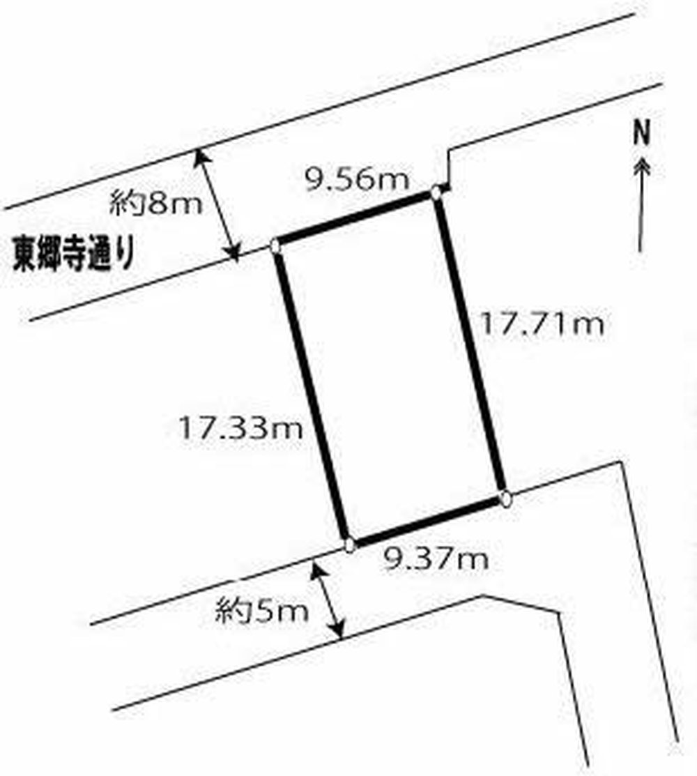府中市小柳町1丁目 売地（多磨霊園駅・G-23685）の地形図