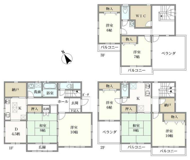 浅間町4丁目中古間取り