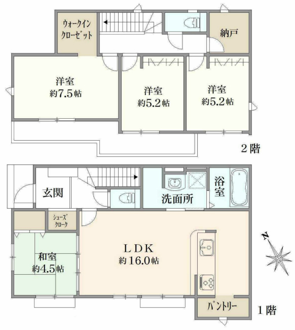紅葉丘1丁目新築間取り