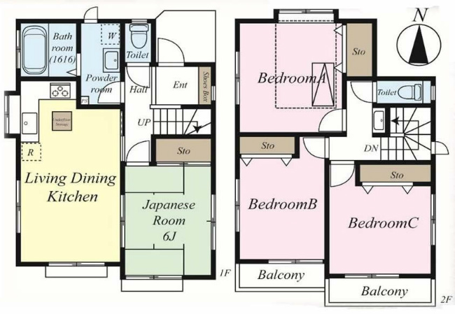 是政4丁目中古間取り