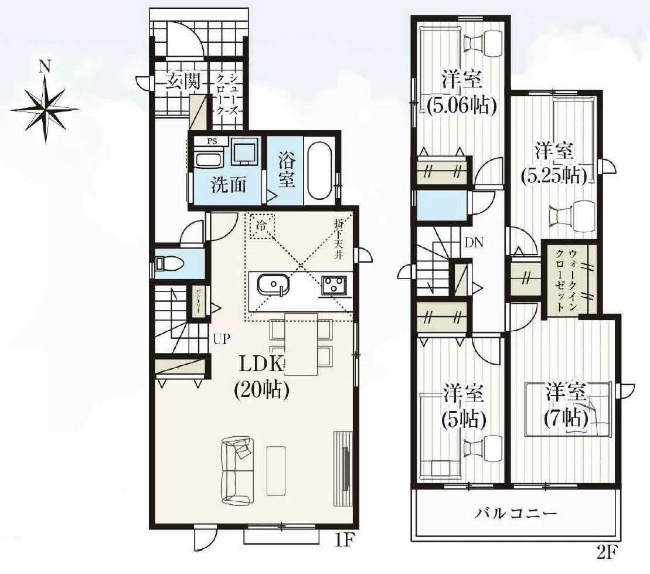 是政2丁目新築間取り