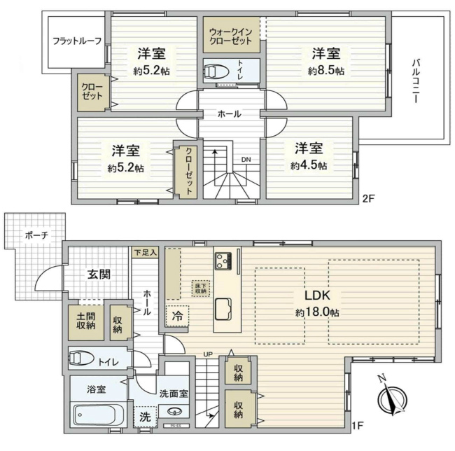 西府町3丁目新築間取り