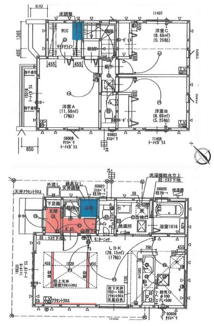 白糸台6丁目新築間取り
