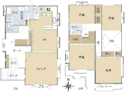 浅間町3丁目中古間取り