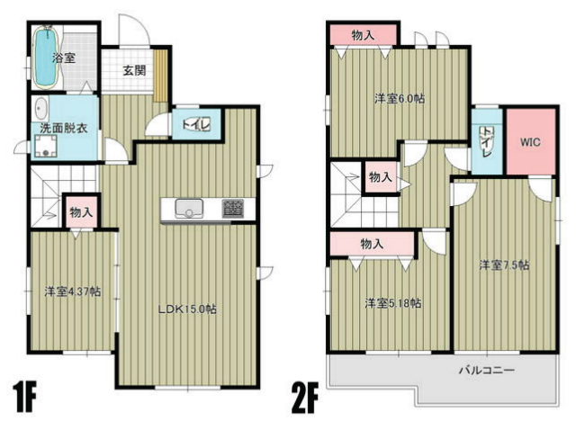 紅葉丘3丁目新築間取り