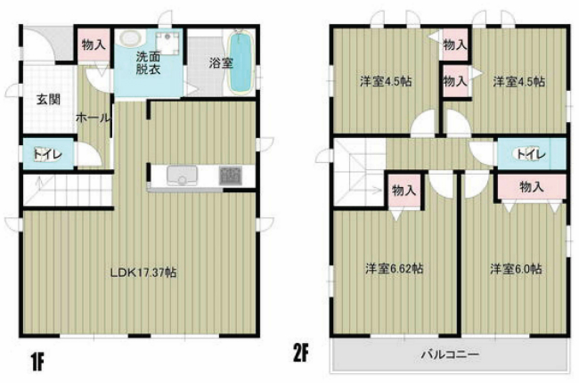 紅葉丘3丁目新築間取り
