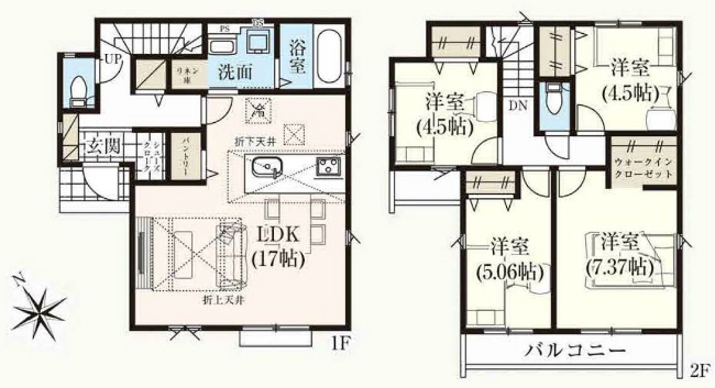 分梅町3丁目新築間取り