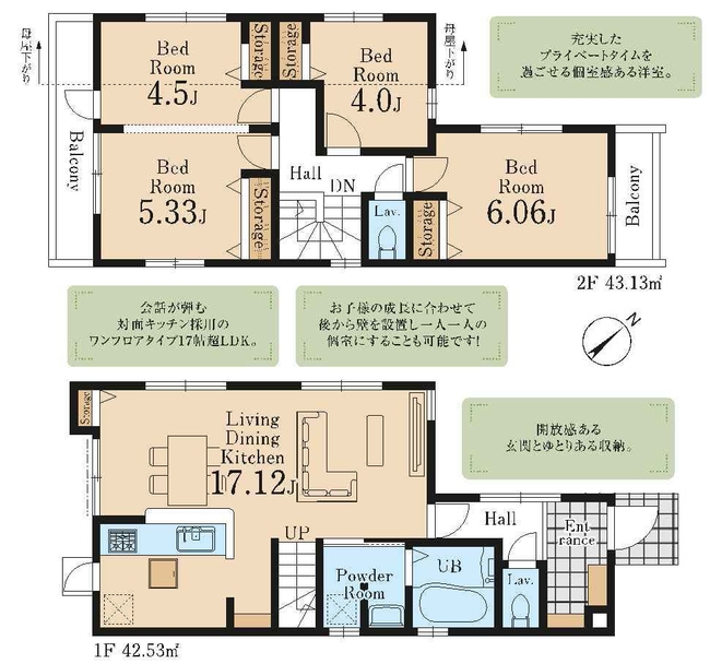 押立町5丁目新築間取り