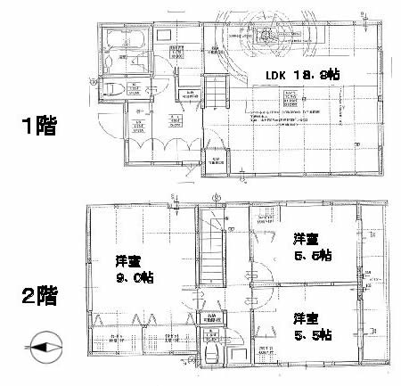 府中市小柳町4丁目新築h-46261間取り