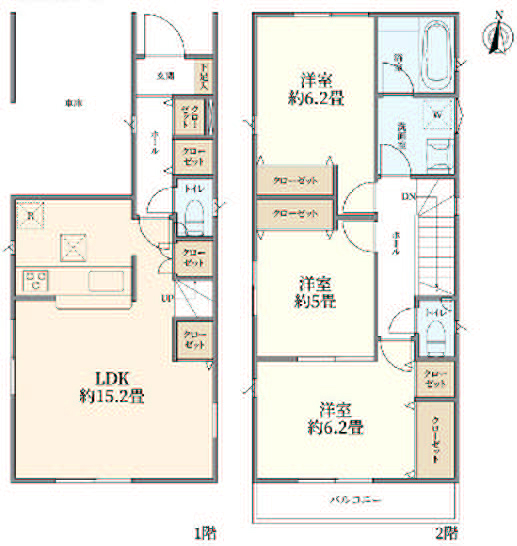 府中市美好町2丁目新築h-46275間取り